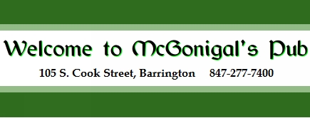 Welcome to McGonigal's Pub